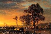 Albert Bierstadt Western Kansas oil painting artist